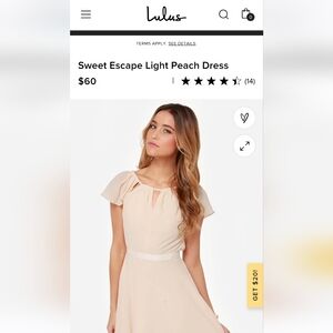Lulu's Peach Dress